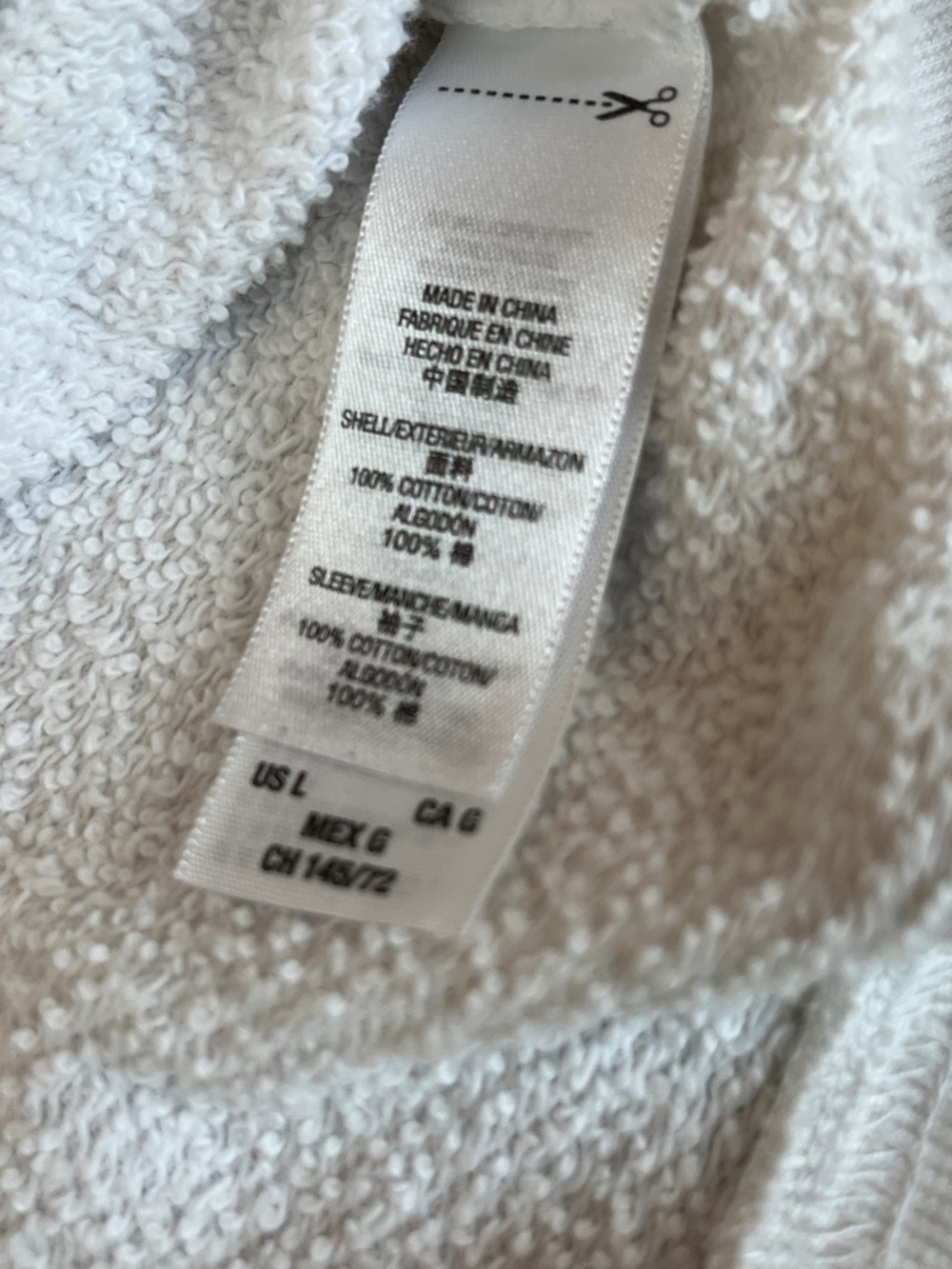 Juicy Couture White Short Sleeve Eyelet Sweatshirt - Picture 7 of 8